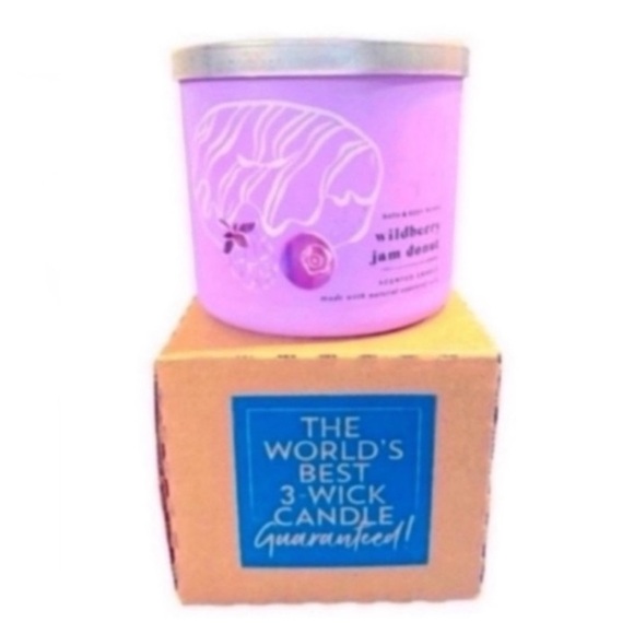 Wild Berry Jam Donut Candle - Picture 2 of 2